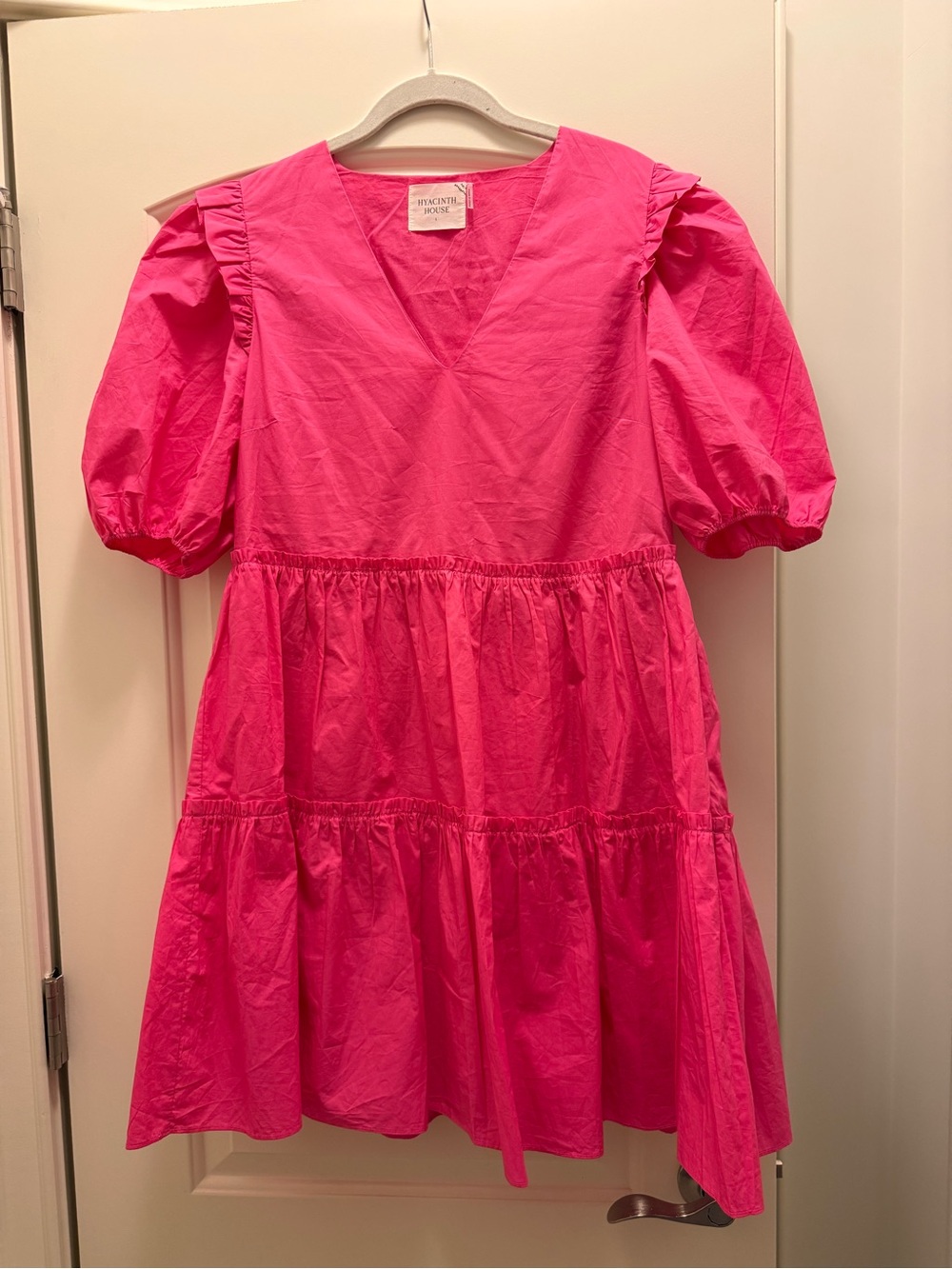 Tuckernuck Hyacinth House Fuchsia Pascale Mini Dress LARGE pink - Picture 2 of 5